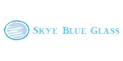 Skye Blue Glass Logo Design