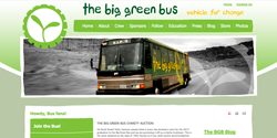 Darthmouth The Big Green Bus Web Design