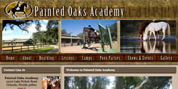 Painted Oaks Academ Website Designy
