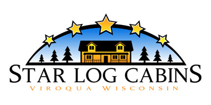 Star Log Cabins Business Logo Design