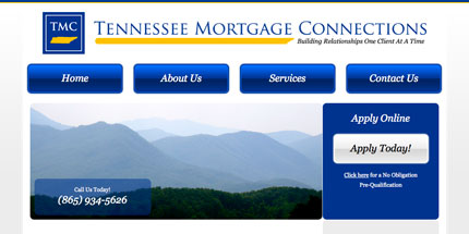 Tennessee Mortgage Connections Website Design